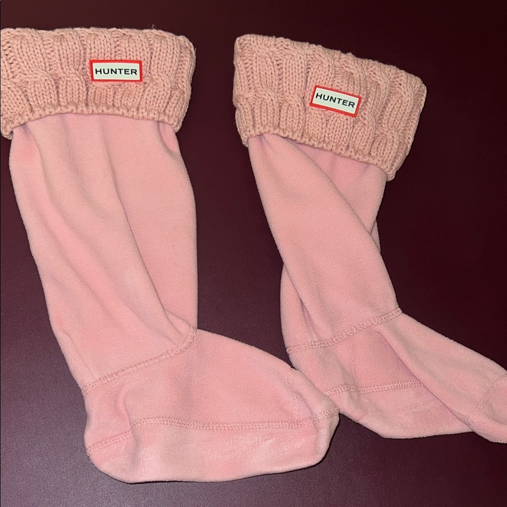 Fleece knit Hunter Boot Socks